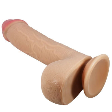Dildo Realistico con Ventosa, Stimolazione Interna e Pelle Scorrevole